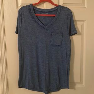 Peace & Pearls washout pocket tunic tee. New without tags, size Large.